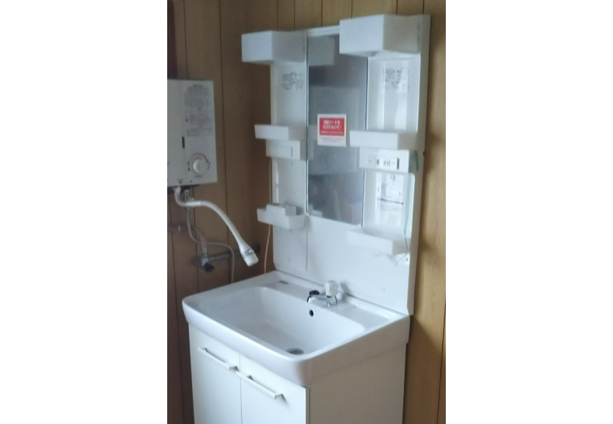 リフォーム後の洗面所